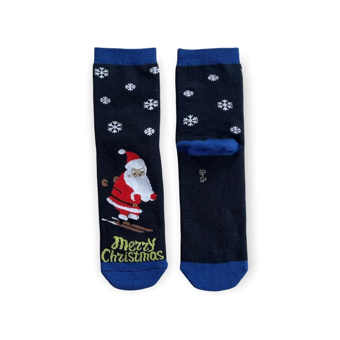 Men's New Year socks "Santa is coming"