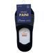 Men's Jacquard "invisible" socks with Anti-slip SILICONE, black